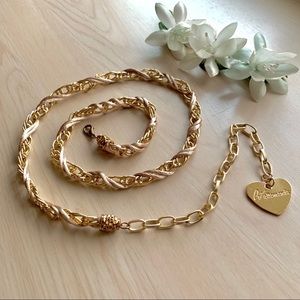 Cute Cream Chain Belt